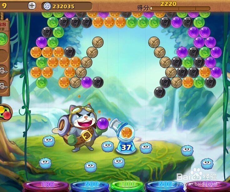 开心泡泡猫攻略第十九关