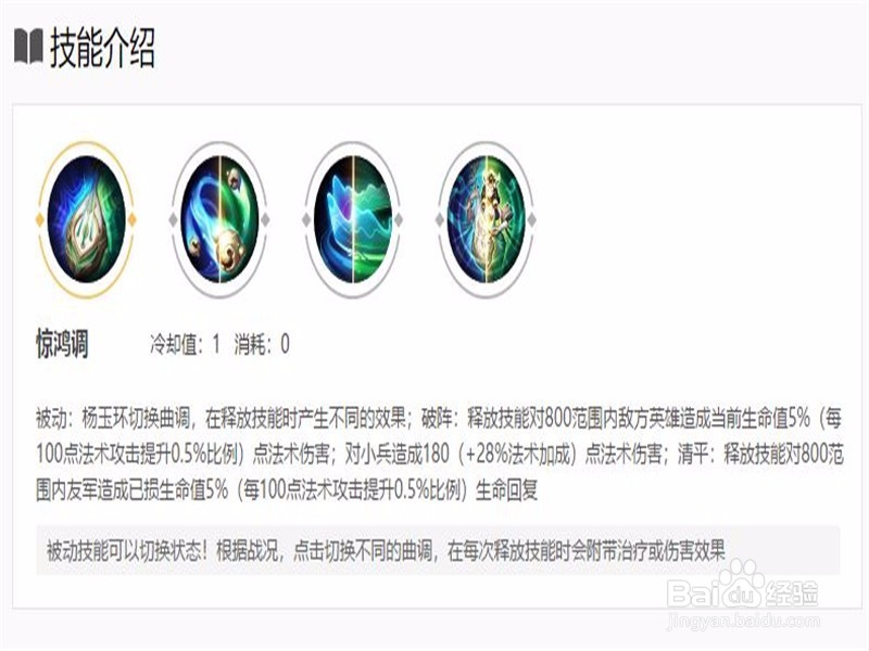 杨玉环被动技能怎么用