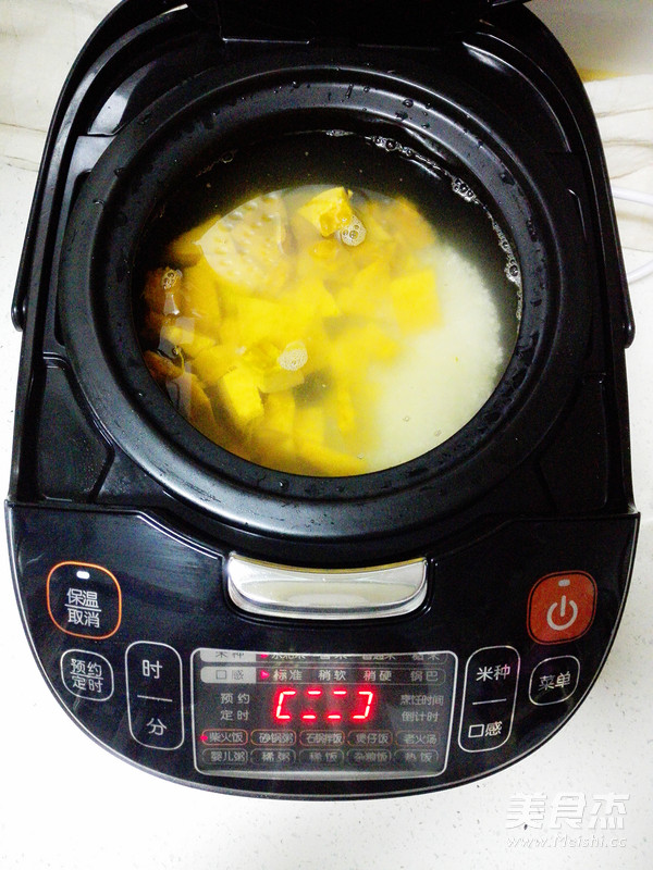 香糯南瓜粥的做法