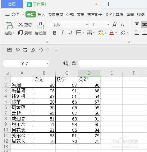 WPS表格如何快速添加斜线表头