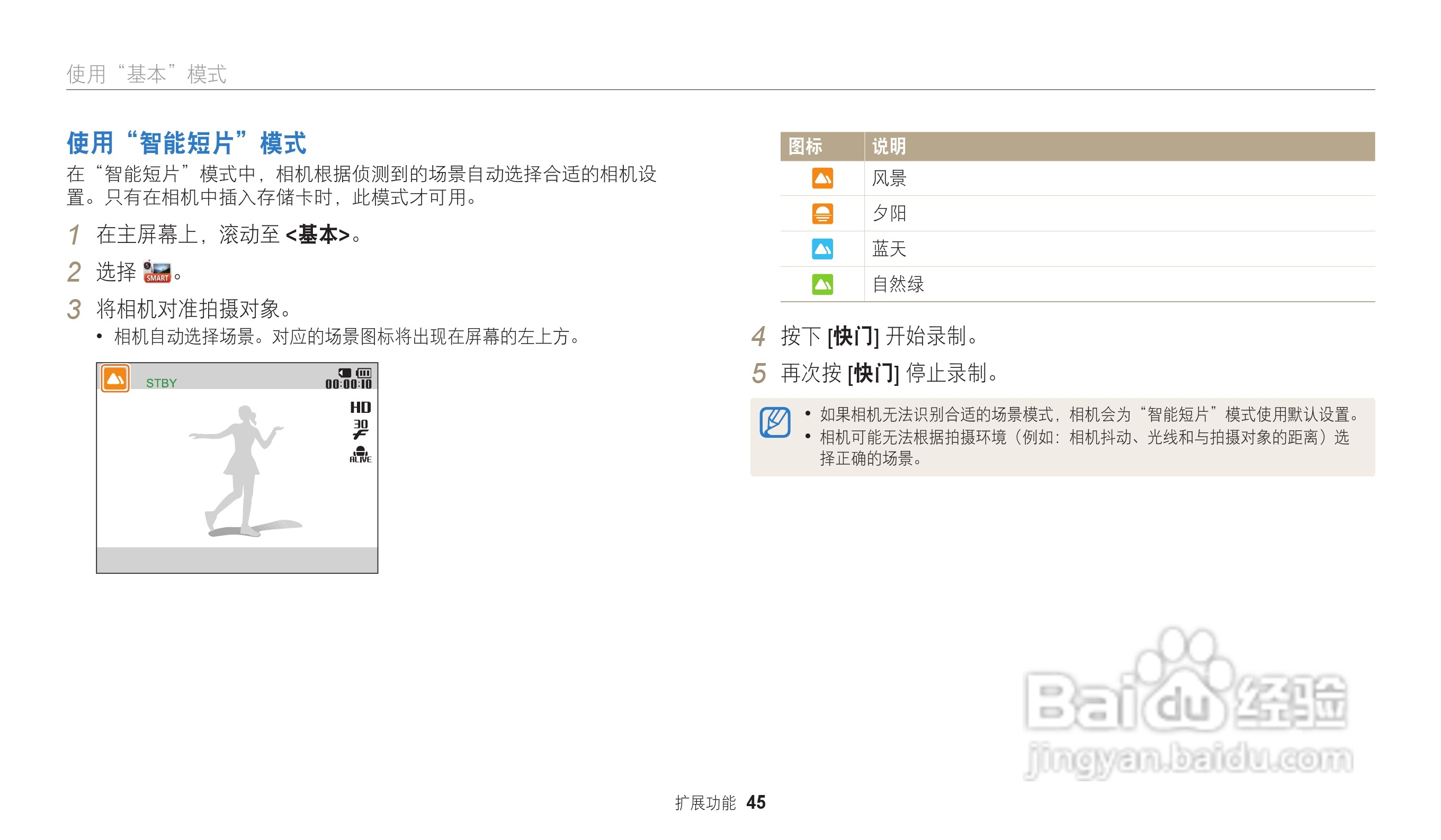 三星ST73数码相机说明书:[5]