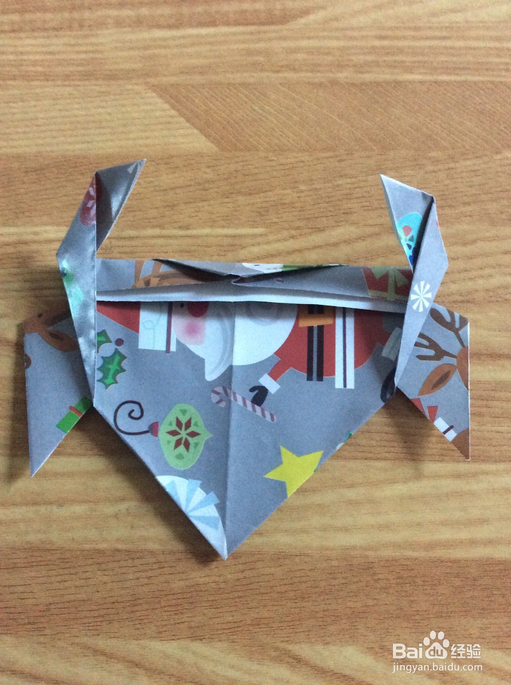 折纸动物-用纸折一只小螃蟹