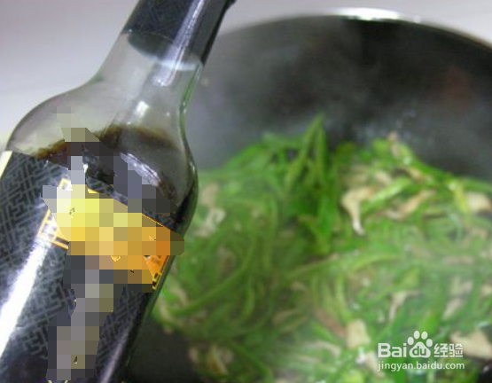 青椒香菇炒肉丝的做法