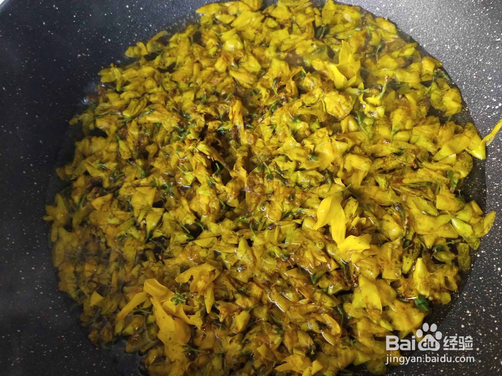 连翘花煎饼的做法