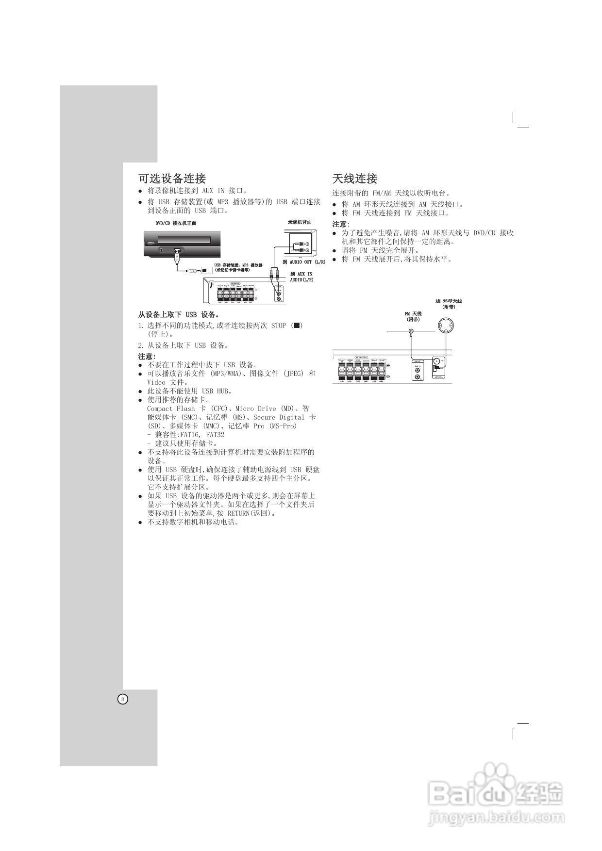 LG HT302SD DVD家庭影院系统使用说明书:[1]