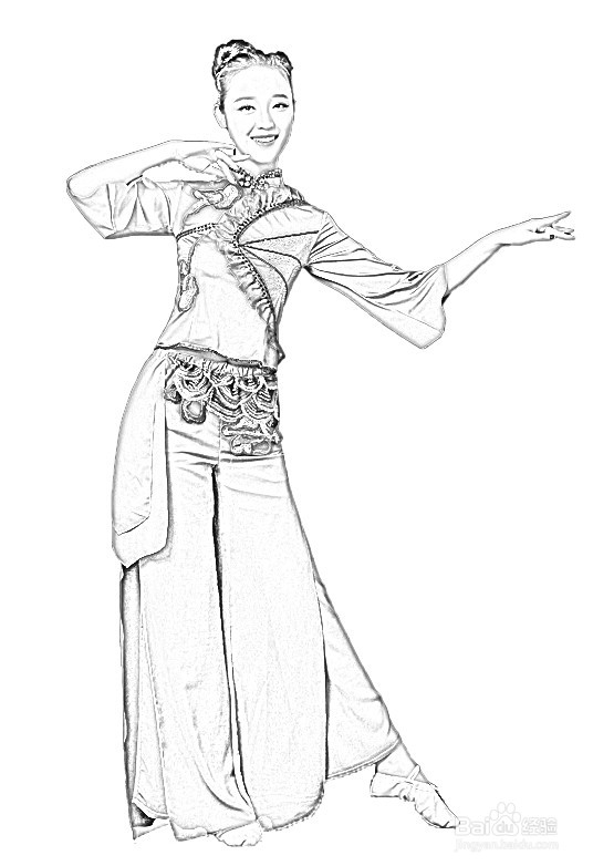 PS如何快速提取原画线稿