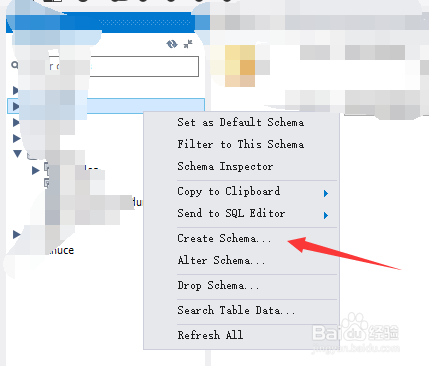 如何使用鼠标操作创建mysql数据库