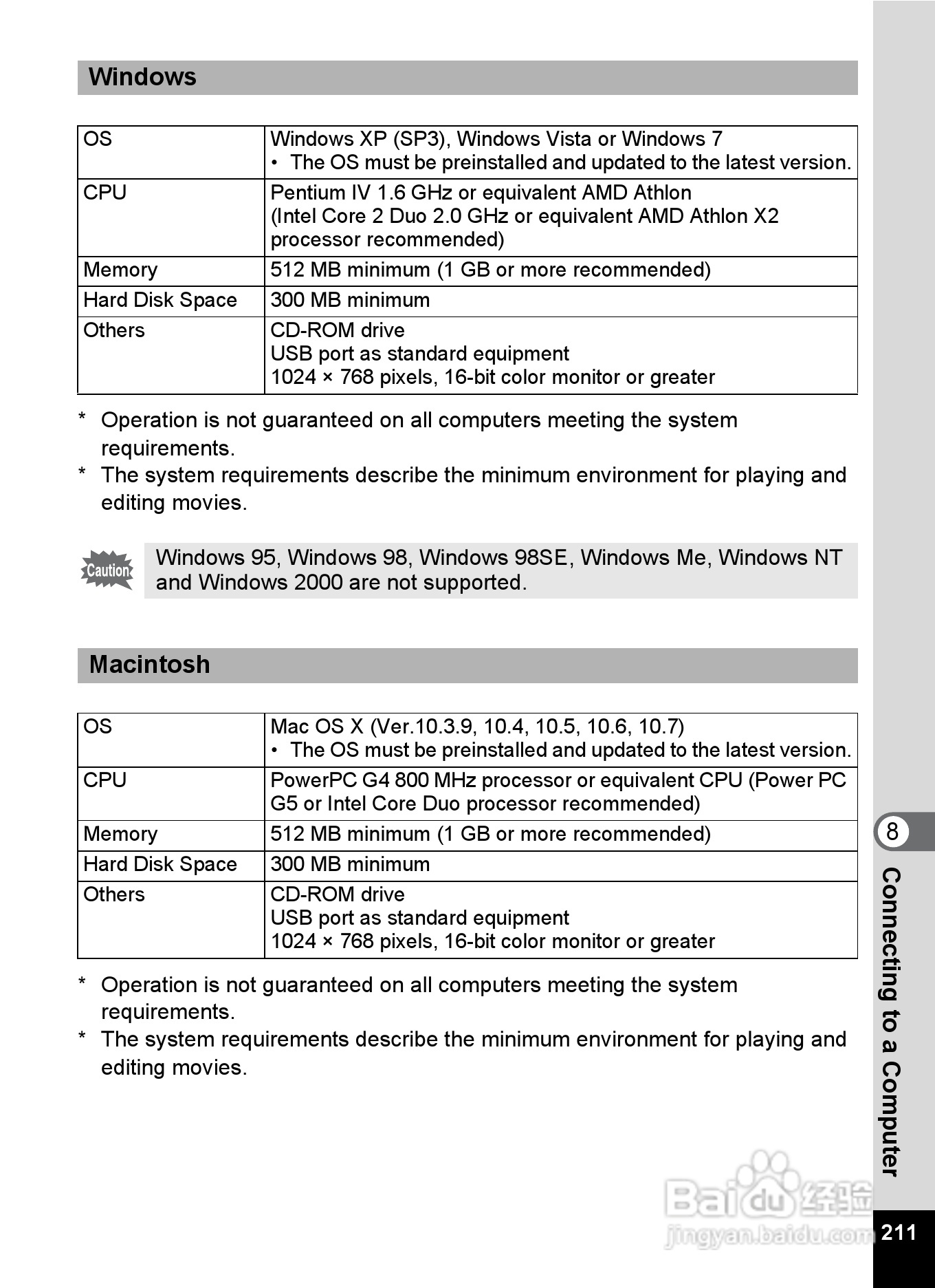 宾得Optio RZ18数码相机使用说明书:[22]