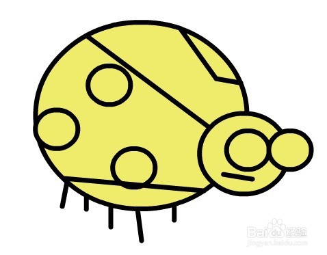 flash绘制一只Q版的瓢虫