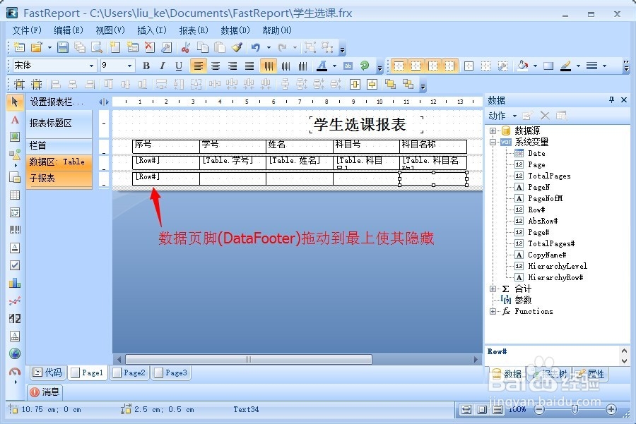 FastReport.Net使用：[7]打印空白行