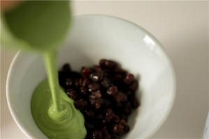 蜜豆抹茶炒酸奶