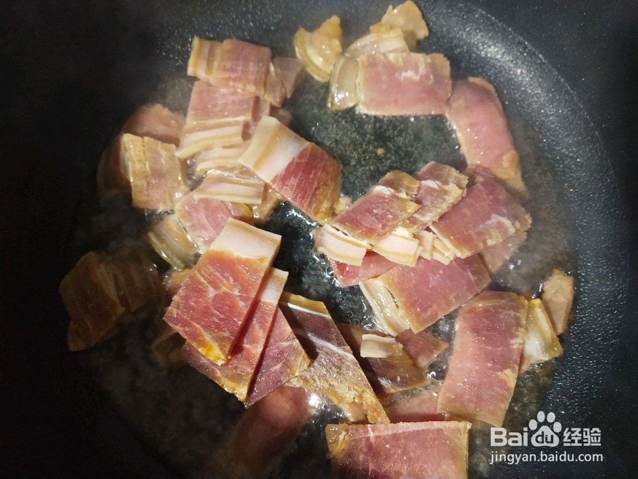 蒜苔炒腊肉的家常做法