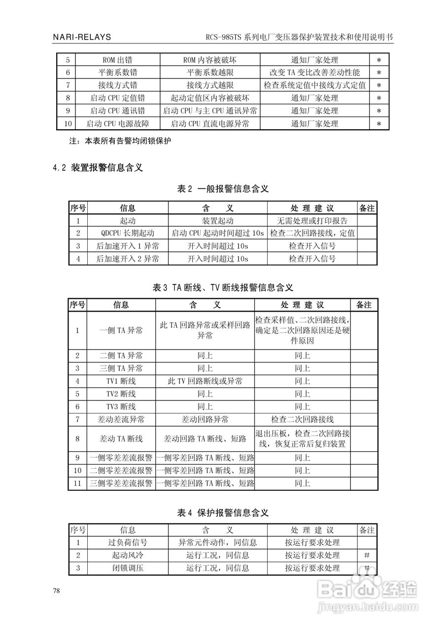 南瑞RCS-985TS_B电厂变压器保护装置使用说明书:[9]