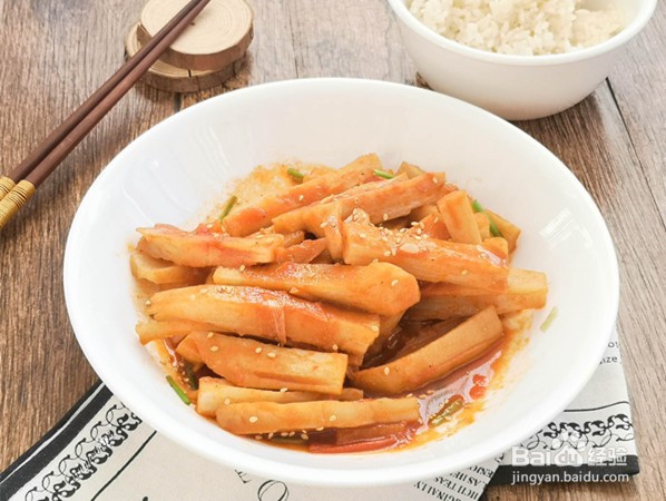 教你做茄汁莲藕条