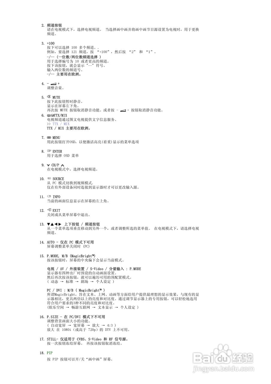 三星940MW液晶显示器使用说明书:[2]