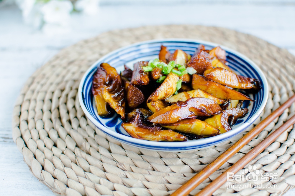 田园美食油焖春笋