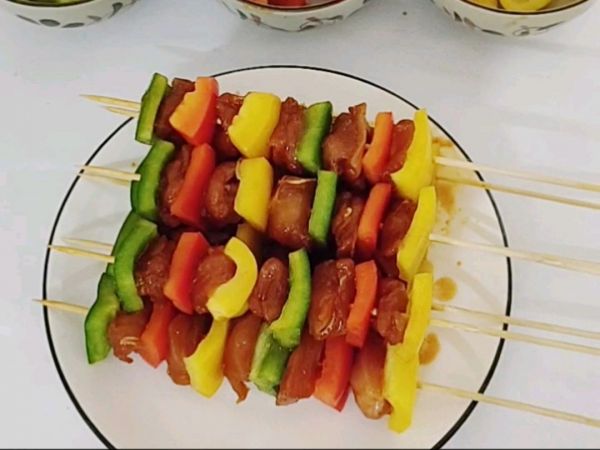 奥尔良鸡肉烤串串