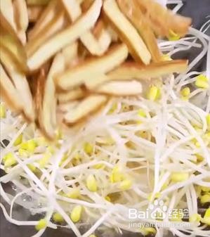 豆芽炒香干的简单做法