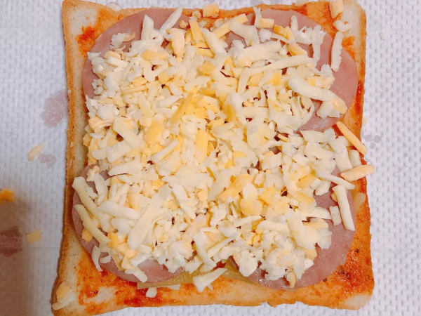 简易版吐司披萨