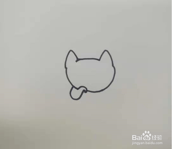 简笔画小猫怎么画