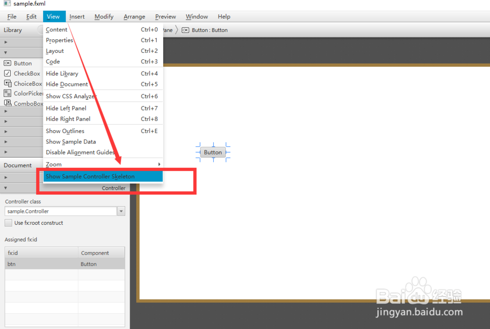 Scene builder报错 .reflect.InvocationTargetE