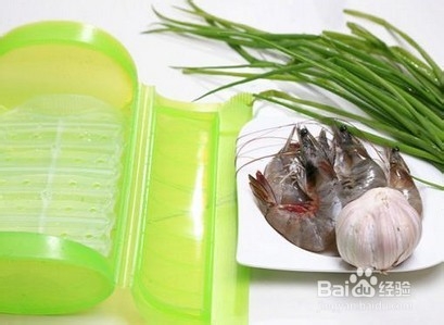 蒜蓉开边虾的做法