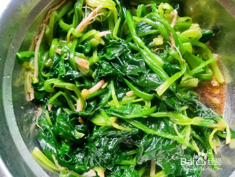 蚝油菠菜---便秘小菜谱