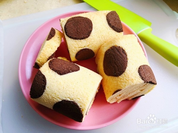 牛奶纹蛋糕卷的做法