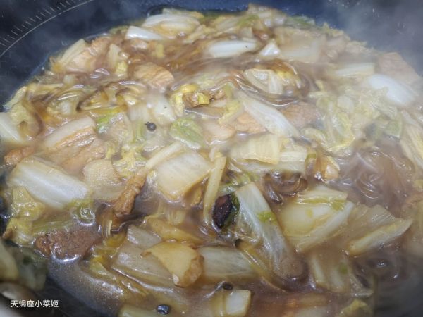 猪肉白菜炖粉条