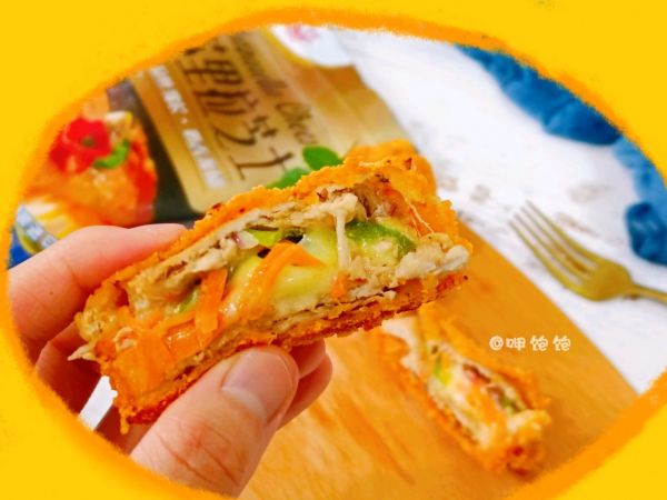 芝士时蔬炸猪排