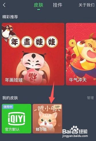 爱奇艺怎么更换皮肤