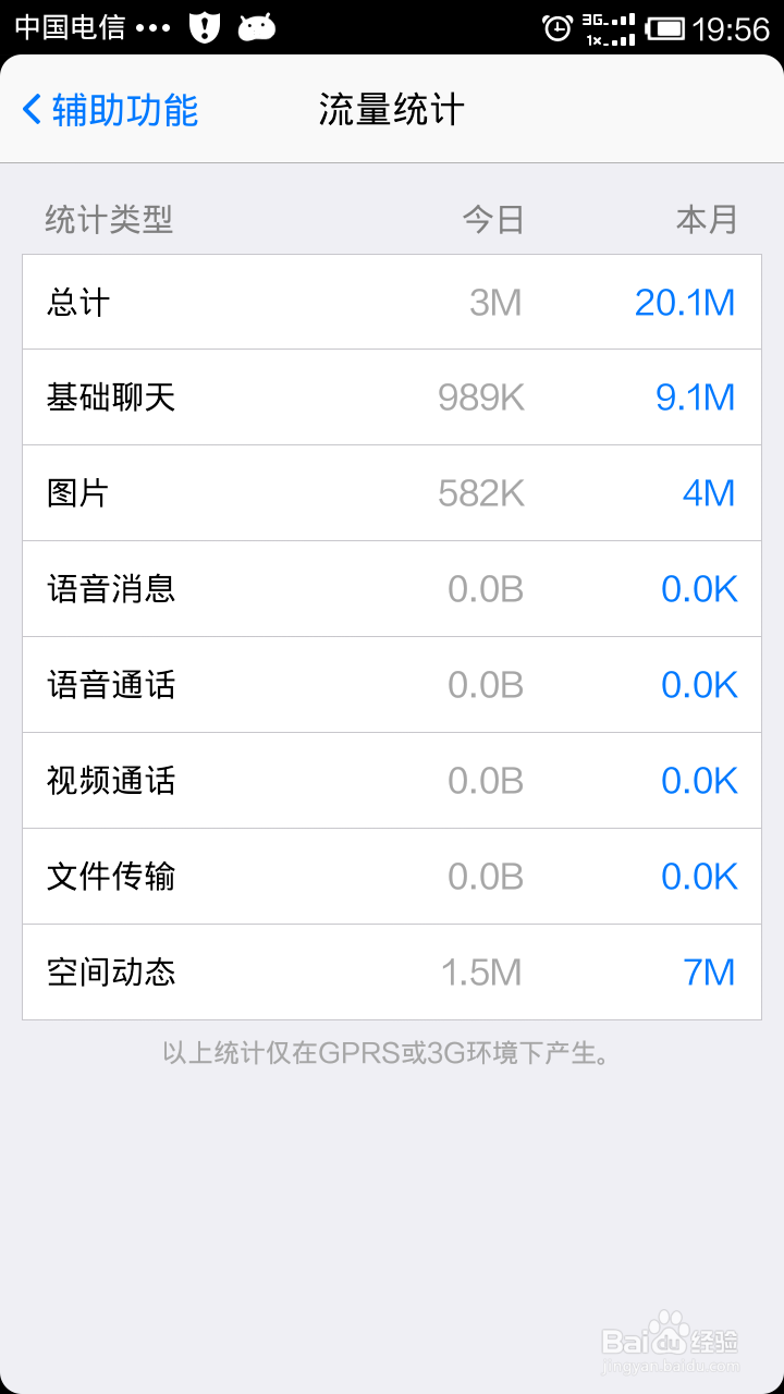 手机QQ语音对话流量如何查询