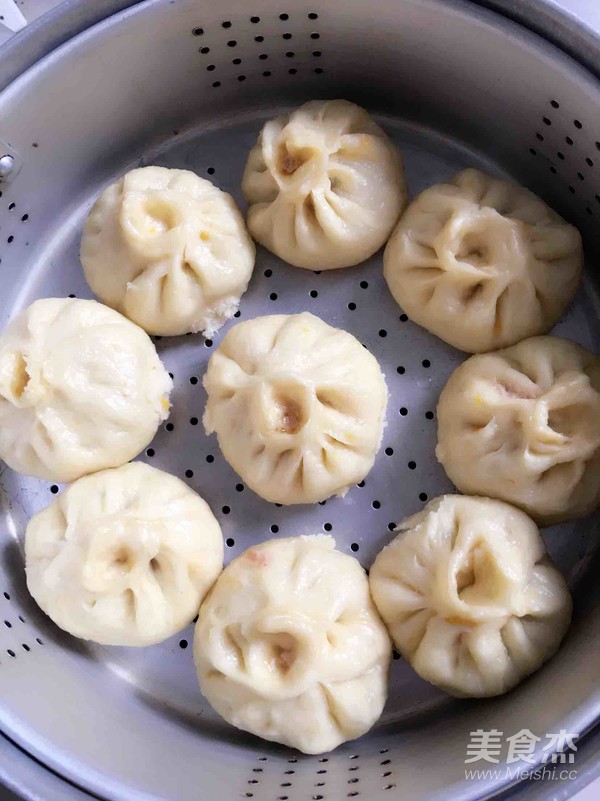 南瓜面豇豆包子