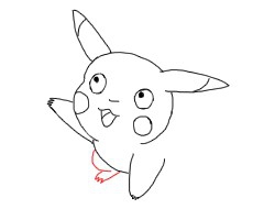 皮卡丘简笔画怎么画
