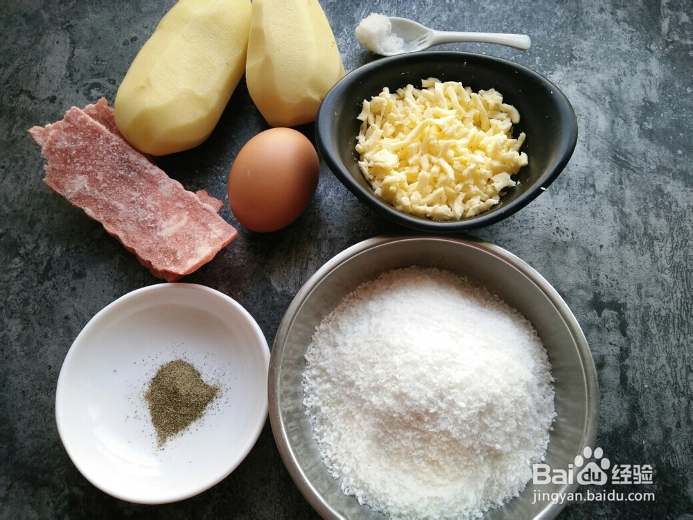 简单做雪花流心芝士饼
