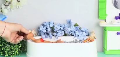 如何让芭比喜欢上洗澡和给芭比做好吃的小零食