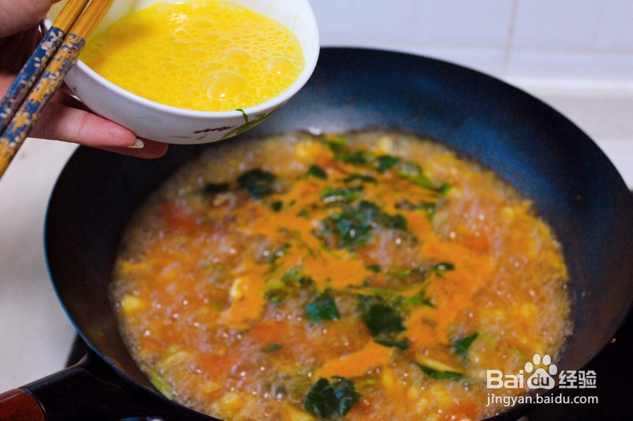 鲜嫩多汁西红柿玉米疙瘩汤的做法