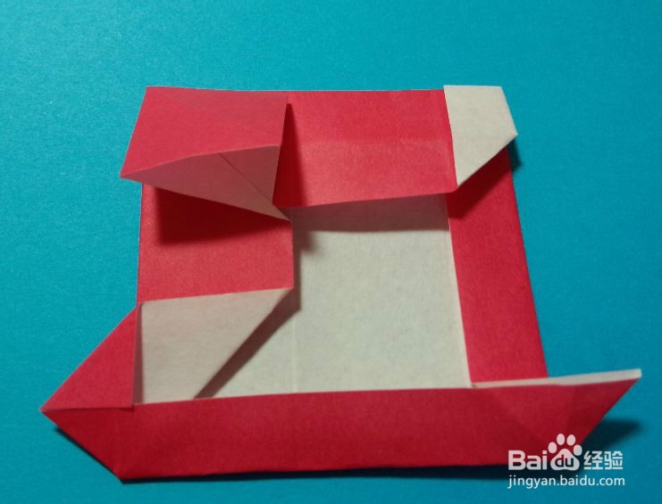 创意折纸如何折滑雪橇的圣诞老人(圣诞节礼物)