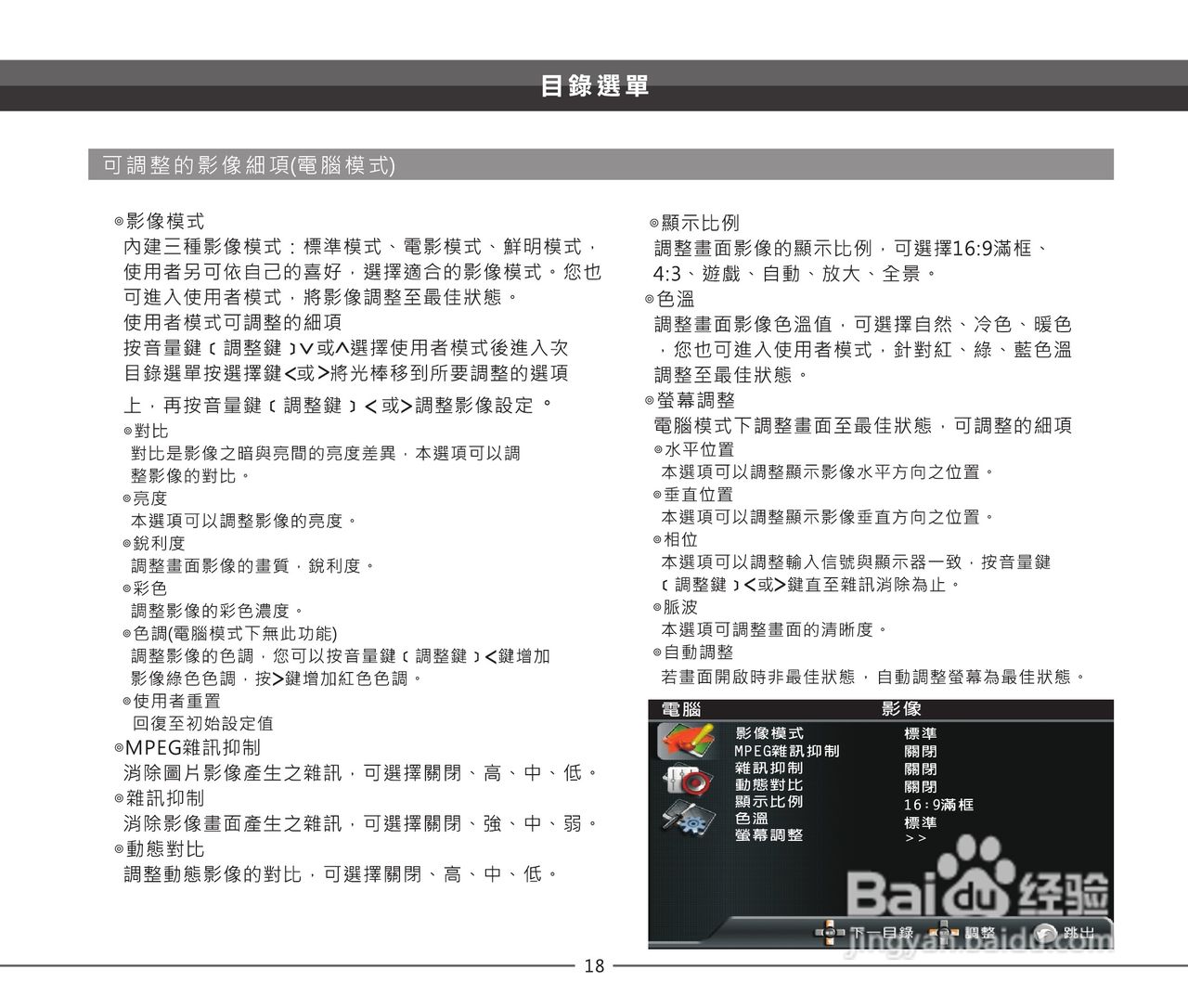 声宝LEM-40Z826型多媒体液晶显示器说明书:[2]