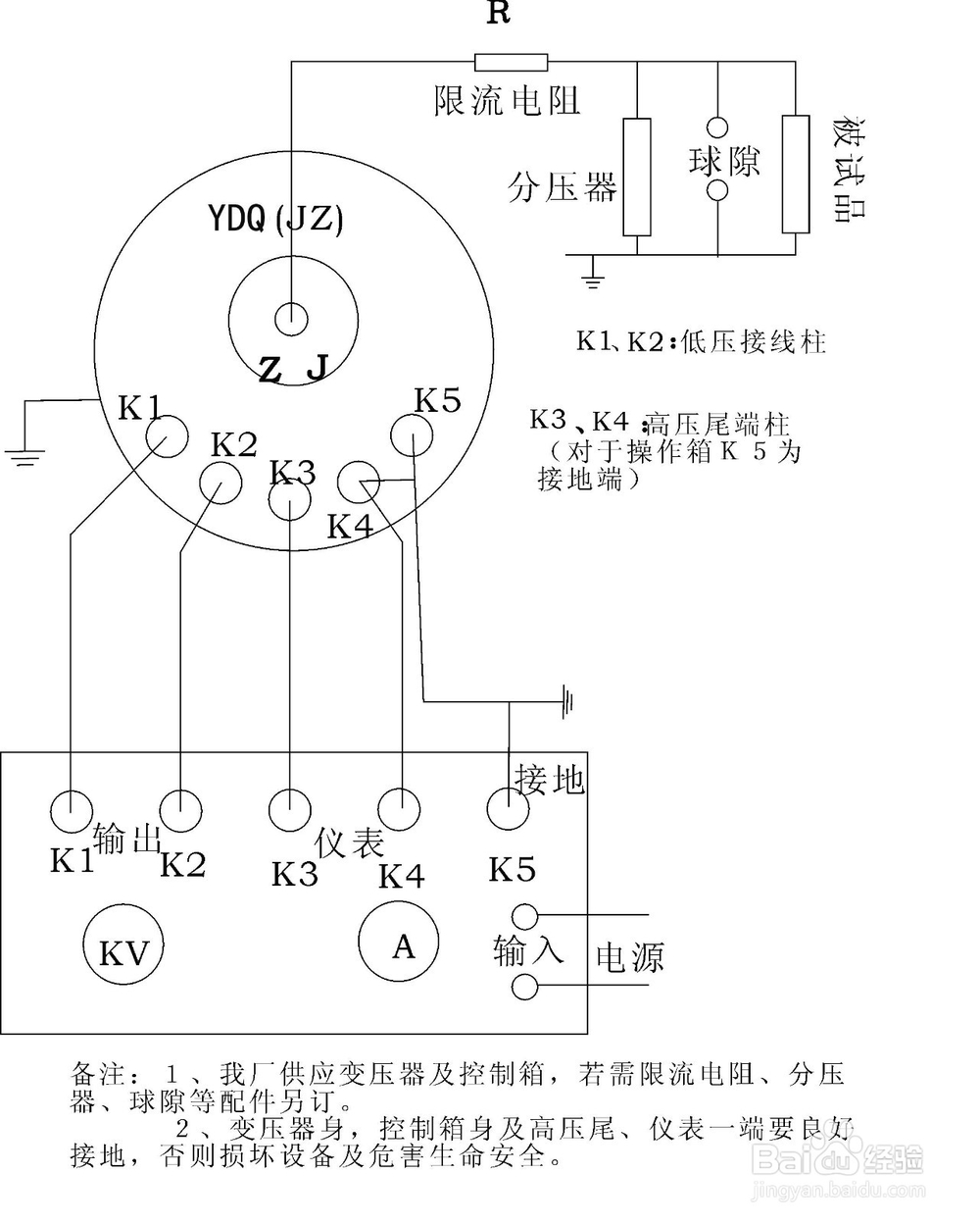 充气式试验变压器