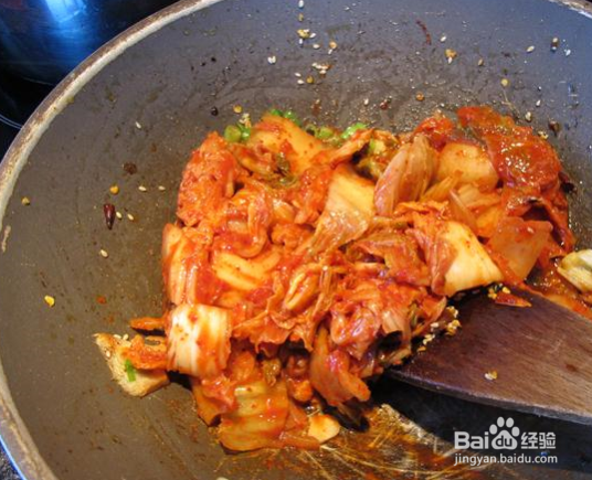 韩国泡菜炖鱼丸豆腐的做法
