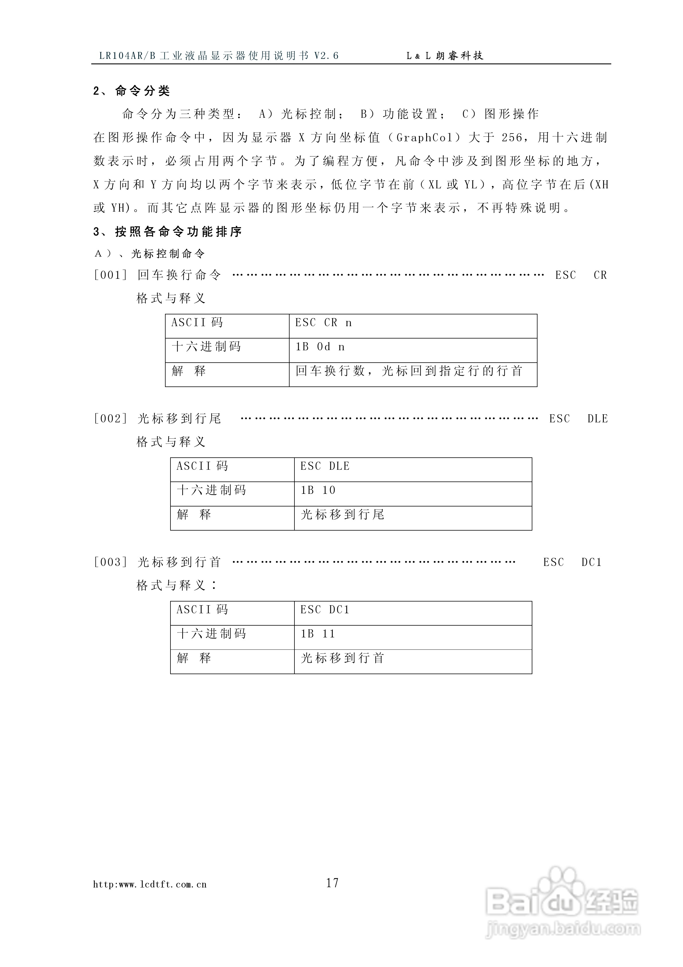 朗瑞LR104AR/B系列彩色工业液晶显示器使用说明书:[2]