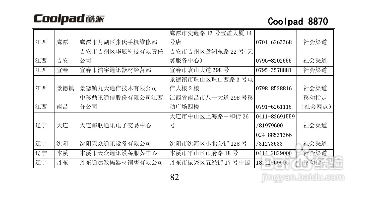 酷派Coolpad 8870手机说明书:[10]