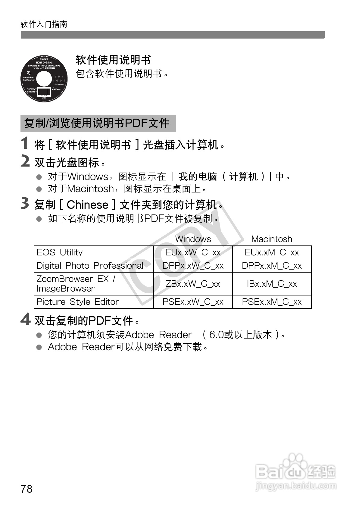 佳能EOS 1100D数码相机使用说明书:[8]