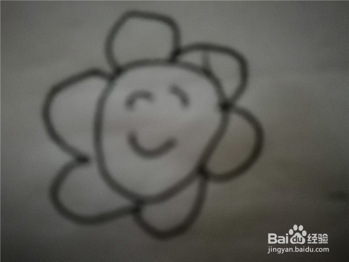 怎么样用简笔画画画花