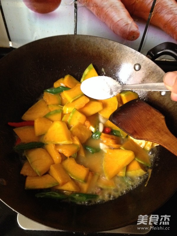 素食之— —蒜瓣南瓜