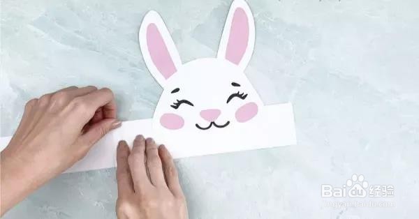 手工制作小白兔头饰图片