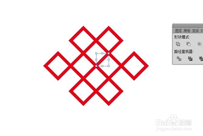 如何用AI的圆角滤镜快速制作一个中国结LOGO