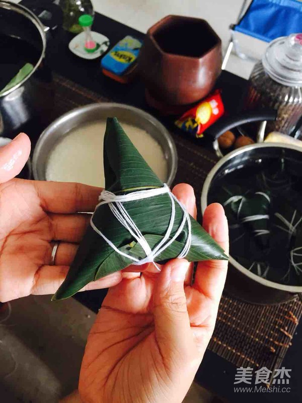 第一次尝试传统豆沙粽子