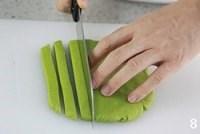 混合元素抹茶豆豆